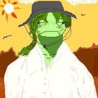 alternate_hairstyle artist:HMoFAryan character:Olivia_Halford copyright:I_Wani_Hug_That_Gator dinosaur female furry oekaki // 500x500 // 82KB