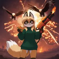 artist:Skyvox character:averi meta:ai meta:anthrofoo meta:video // 640x640, 5.3s // 1.2MB