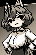 artist:anon canine character:bully female fox meta:4chan // 640x960 // 440KB