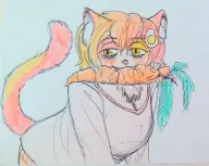 artist:furanon character:nekotsuki meta:anthrofoo meta:traditional // 2215x1766 // 818KB
