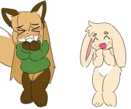 artist:skunkanon character:averi character:hazel meta:gif // 758x632 // 360KB