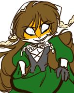 artist:anon canine character:furseiseki female fox // 400x500 // 143KB