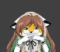 artist:anon canine character:furseiseki female fox // 595x521 // 111KB